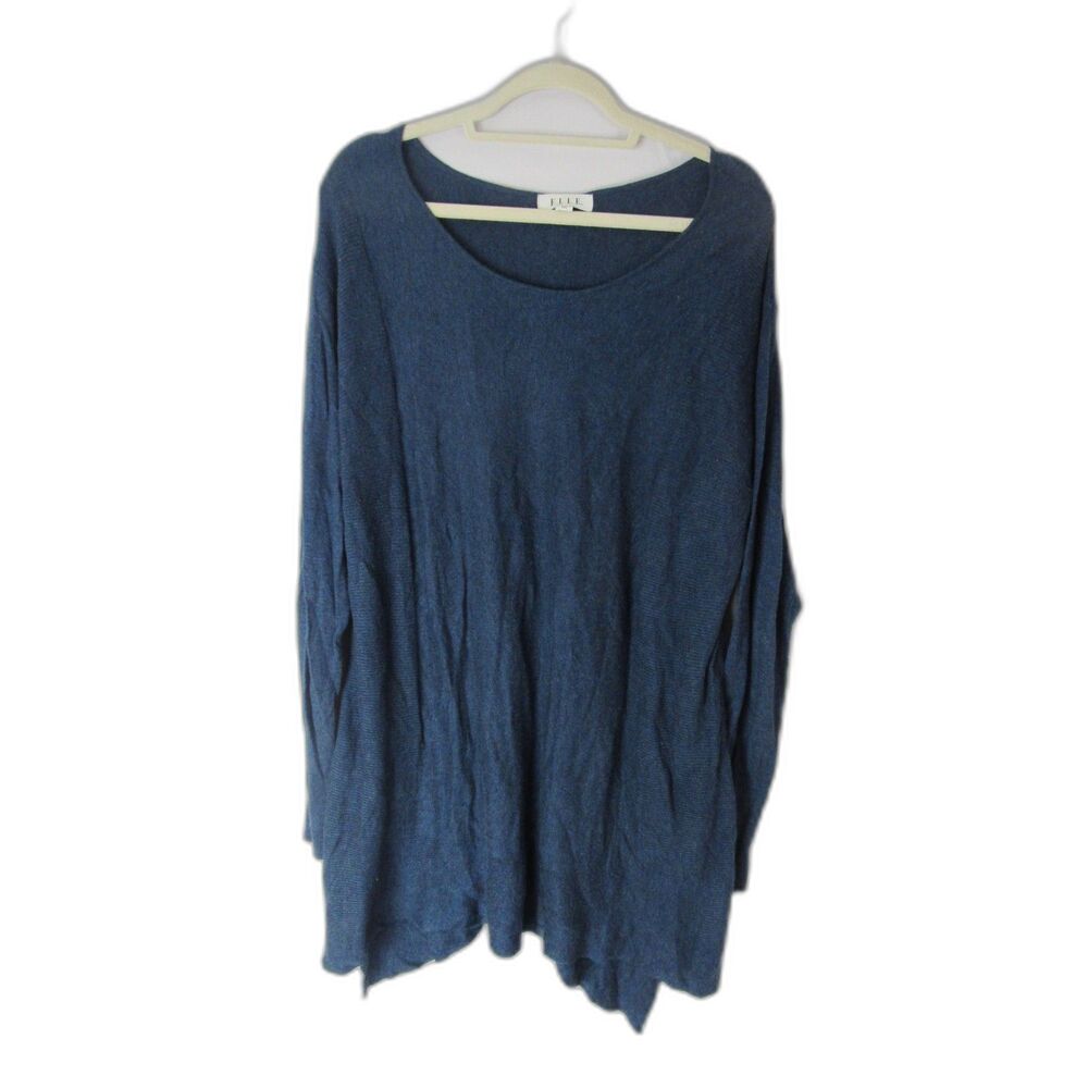 ELLE Blue Bow-Back Sweater – Size XXL